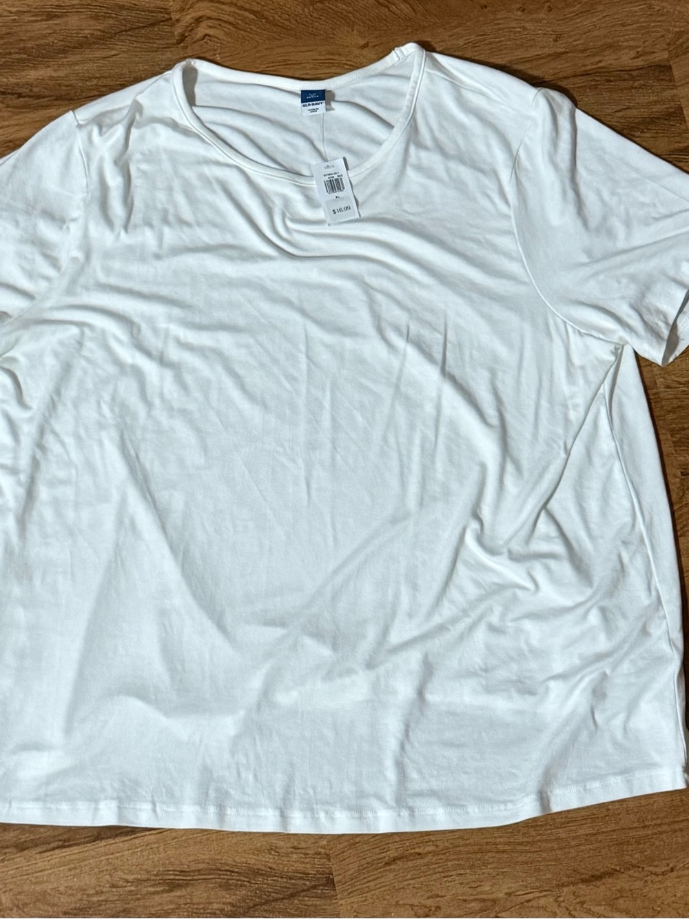 Old Navy White Short Sleeve Crew Neck Tee